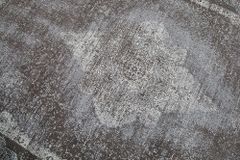 Orientalischer Baumwoll-Teppich PURE UNIQUE 240x160cm hellgrau geometrische Muster