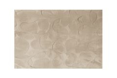 3D Hochflor Teppich LUNA 230x160cm taupe Hoch-Tief-Effekt Indoor-Teppich