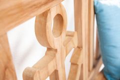 Massive Gartenbank EMPIRE TEAK 120cm Teakholz mit Ankerdesign