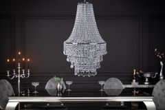 Extravaganter Kronleuchter ROYAL XL 105cm Hängelampe Barock
