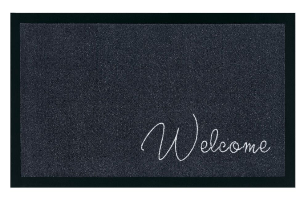 Strapazierfähige Fußmatte CLEAN WELCOME 75x45cm anthrazit Fußabtreter
