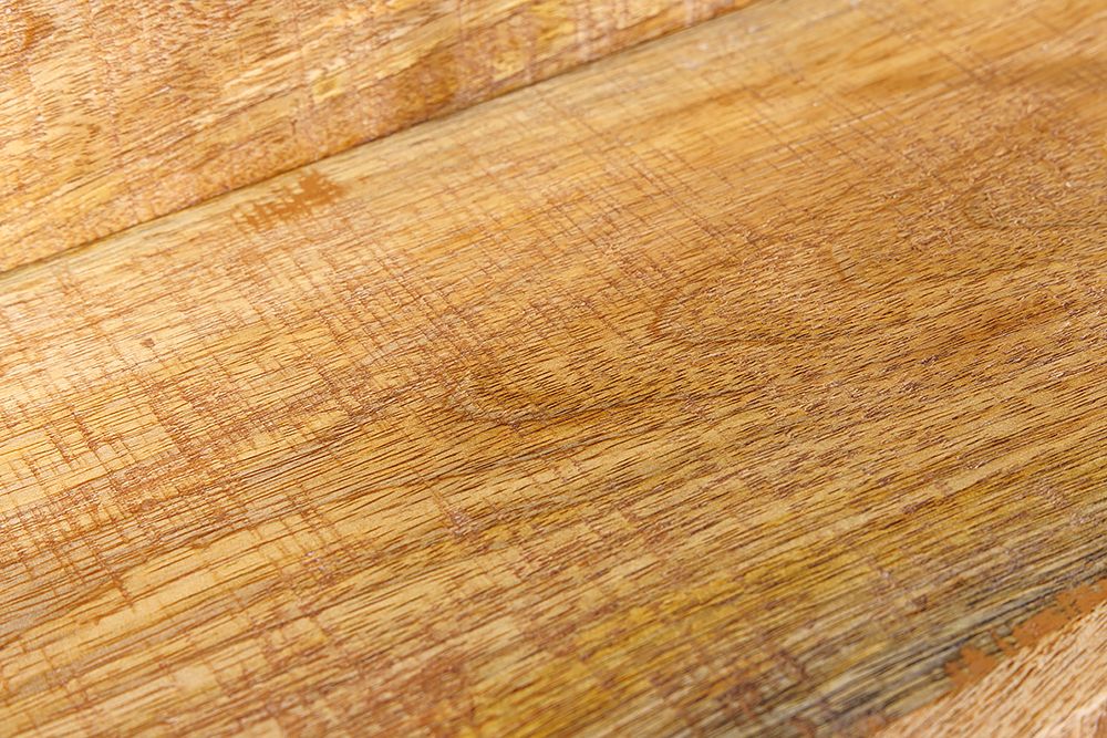 Massives Wandregal MAKASSAR 110cm natur Mangoholz handmade