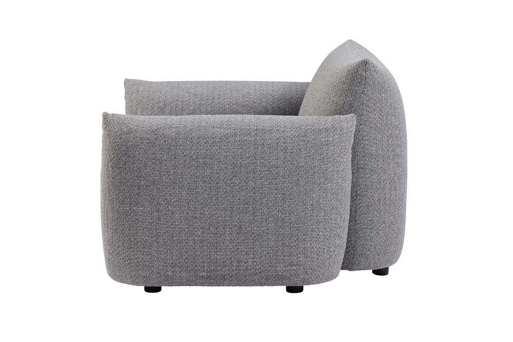 In- und Outdoor Gartensessel SEAHAWK anthrazit Aluminium Olefin 1-Sitzer Sofa wetterfest