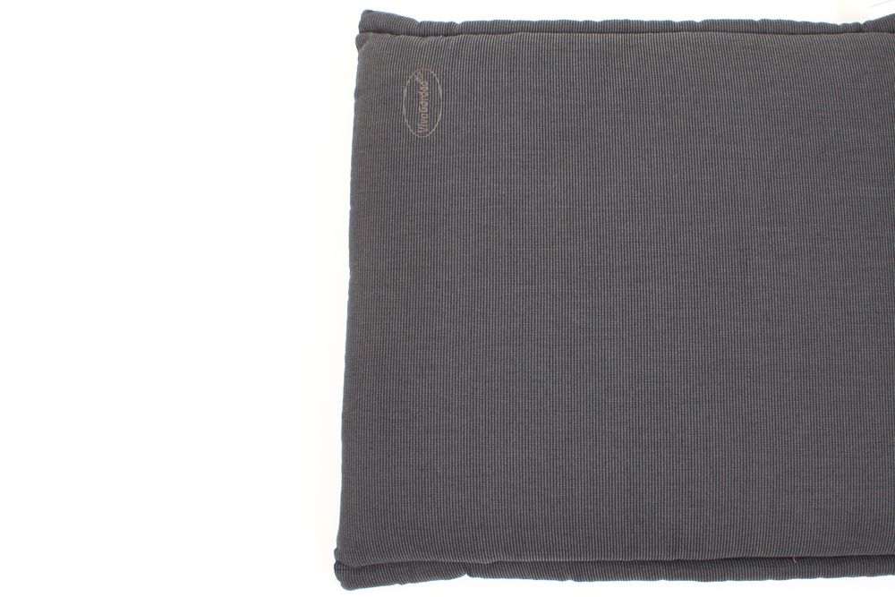 Outdoor Kissen ROG 46x97cm anthrazit Sitzkissen Polster-Auflage für Niedriglehner