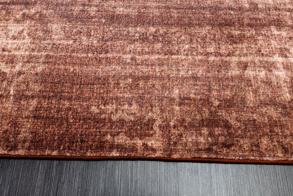 Moderner Teppich SOFT TOUCH 230x160cm kupfer braun Kurzflor Indoor-Teppich