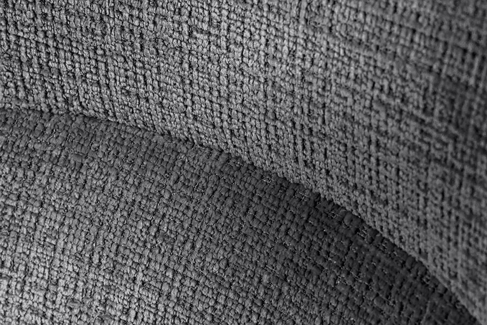 Drehbarer Stuhl ASGARD grau Chenille Cremona mit Taschenfederkern und Armlehne
