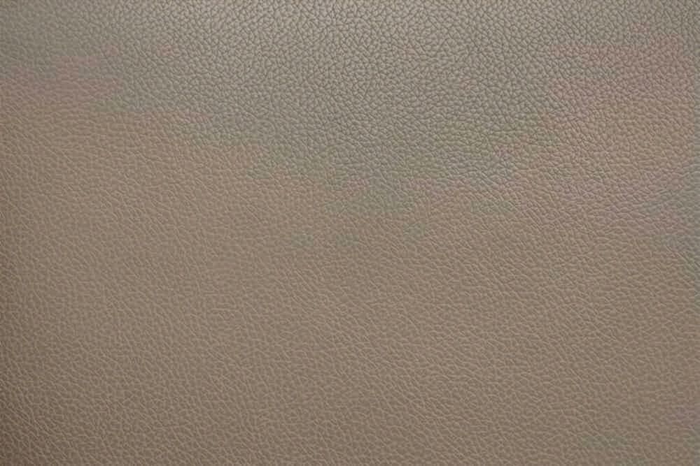 Design Hocker VOGUE 45cm taupe Kunstleder drehbar Metallbeine Fußhocker