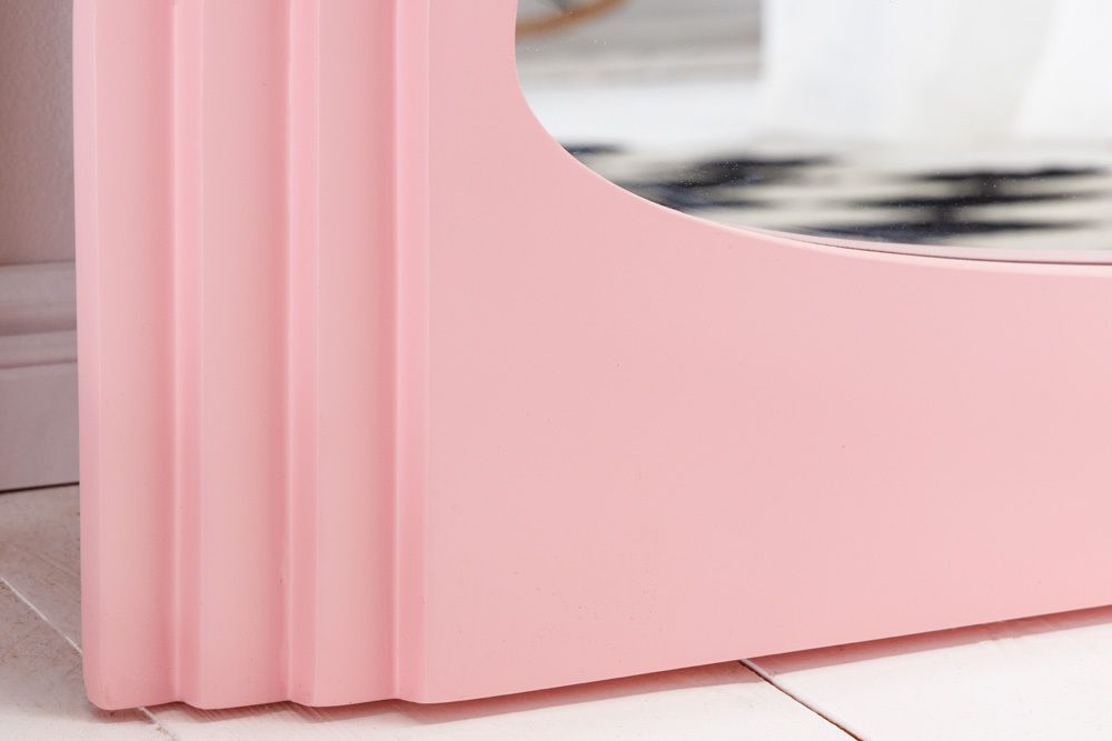 Design Wandspiegel WAVE 160cm rosa