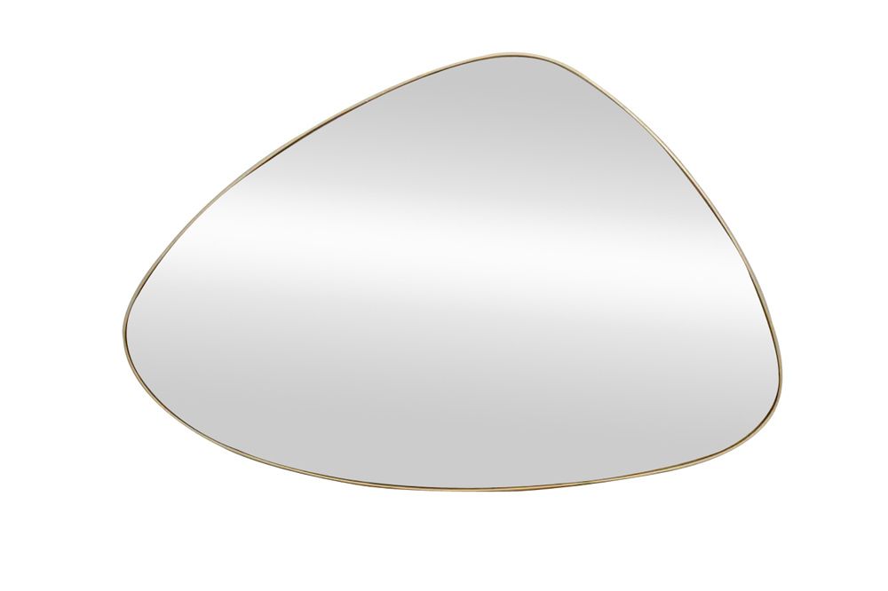 Moderner Wandspiegel NOEMI 85cm gold variabel aufhängbar