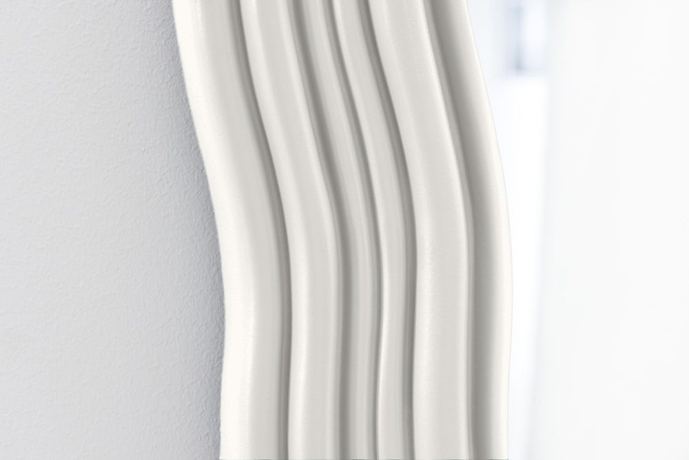Design Wandspiegel ALICE II 100cm weiß