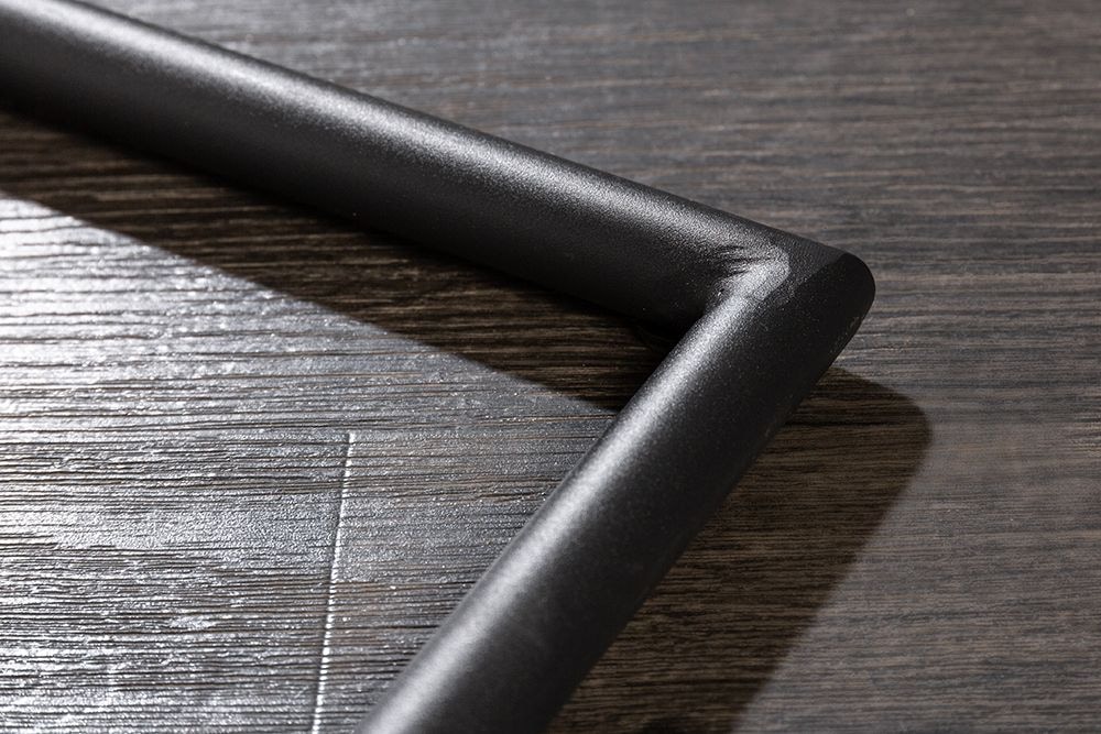 Moderner Freischwinger Stuhl COMFORT grau Samt mit Komfortgriff