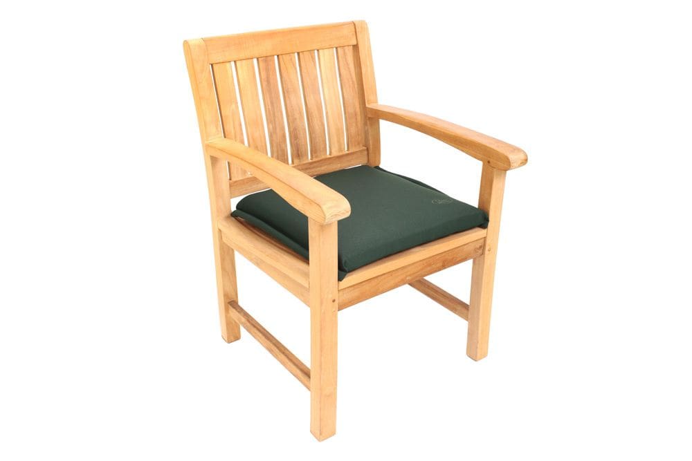 Outdoor Kissen ROG 46x48cm grün Sitzkissen Polster-Auflage für Gartenstuhl