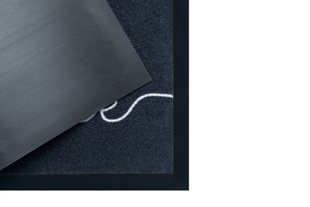 Strapazierfähige Fußmatte CLEAN WELCOME 75x45cm Fußabtreter anthrazit