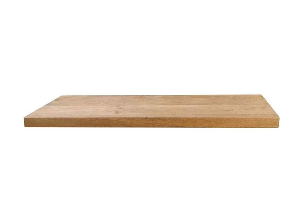 Massives Wandregal PURE 60cm Mango natur cream finish Mangoholz Steckregal
