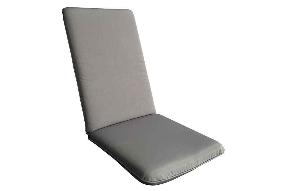 Outdoor Sitzkissen COMFORT LINE 50x122cm anthrazit für Hochlehner-Stuhl Polsterauflage