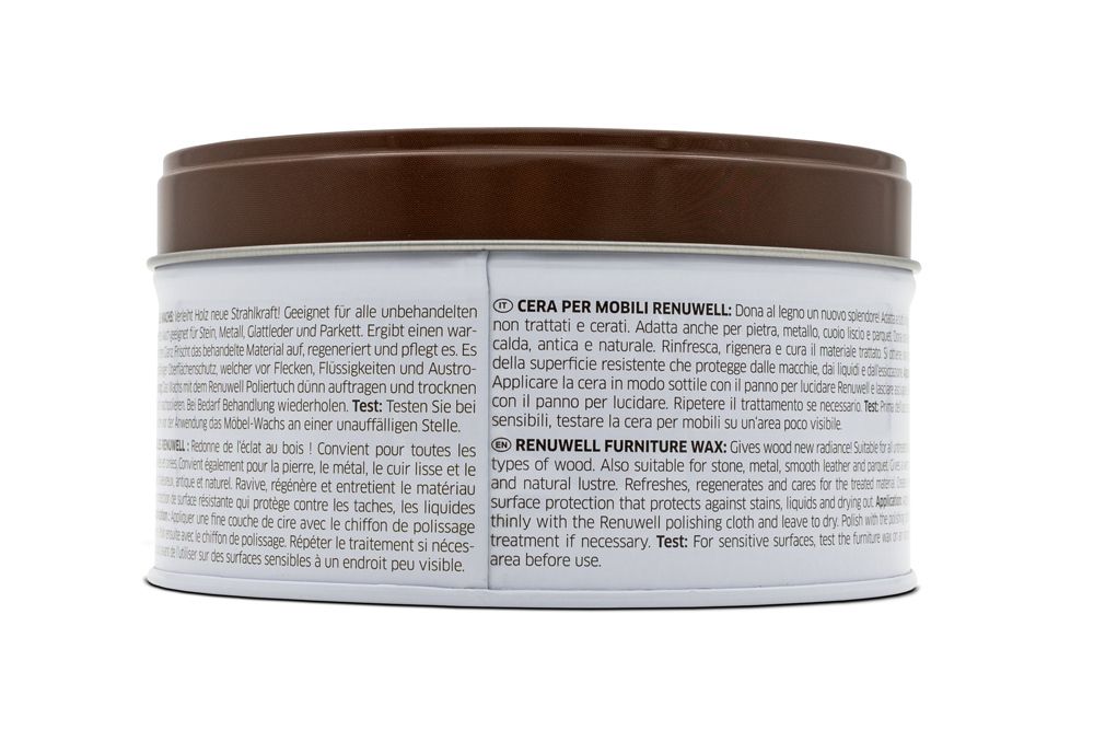 Renuwell MÖBEL WACHS 500ml Pflegemittel für Tische Schränke Stühle Holzpflege