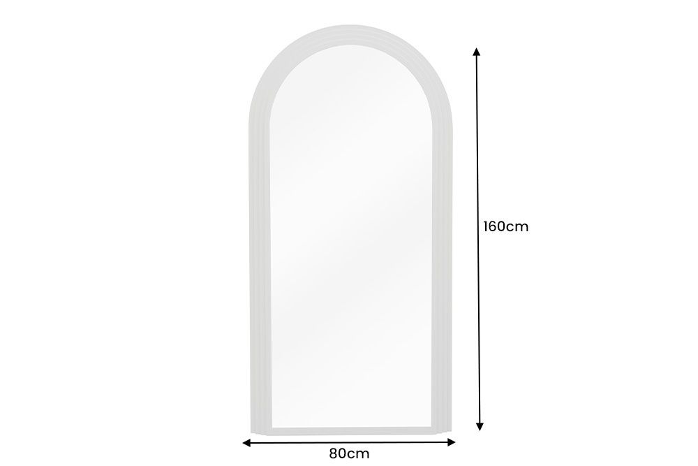 Design Wandspiegel ART DECO 160cm greige