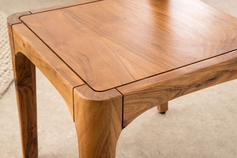 Massiver Stuhl ORGANIC braun Akazienholz honey finish handmade