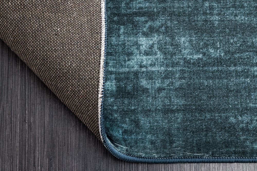 Moderner Teppich SOFT TOUCH 230x160cm blau Kurzflor Indoor-Teppich