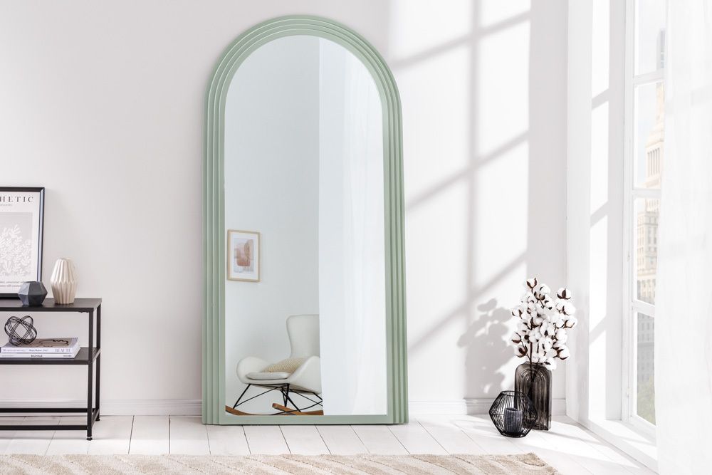 Design Wandspiegel ART DECO 160cm salbeigrün