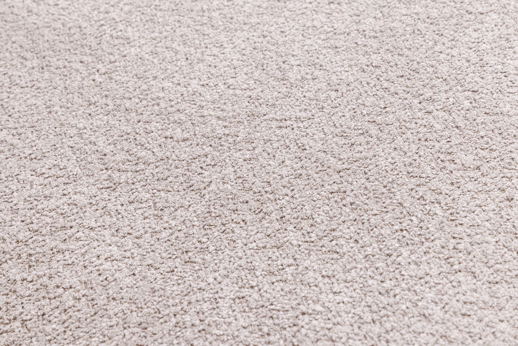 Großer Hocker HEAVEN 100cm champagner beige Bouclé Polsterhocker Federkern
