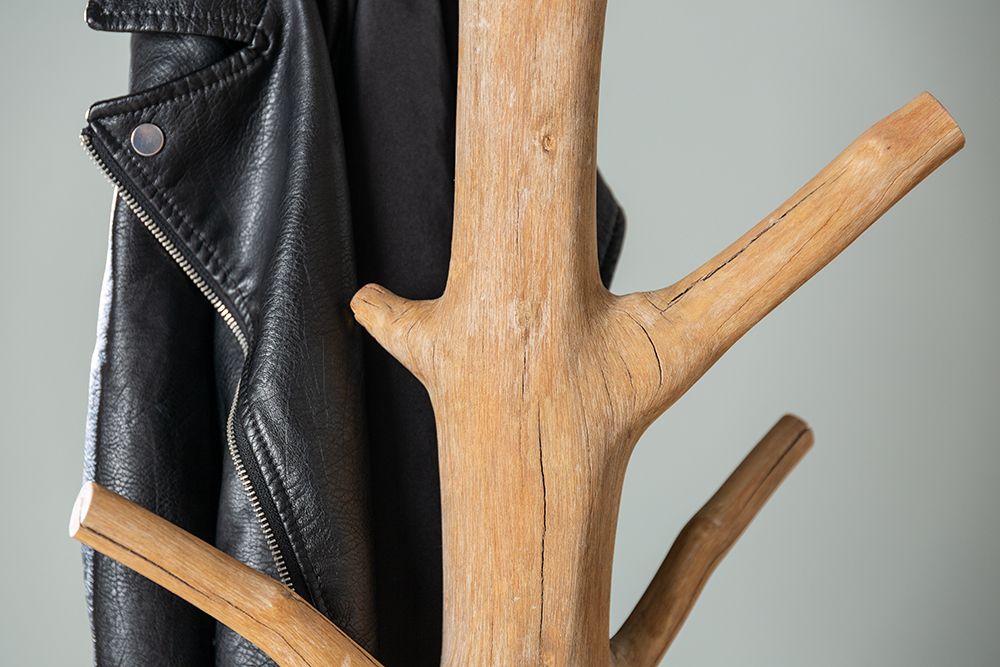 Massiver Garderobenständer TREE NATURE 170cm natur Holz Kleiderständer