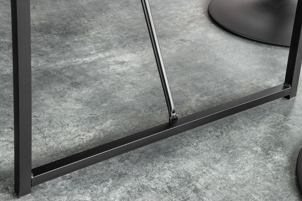 Moderner Bartisch SLIM LINE 120cm graphit Metall Tresen Stehtisch
