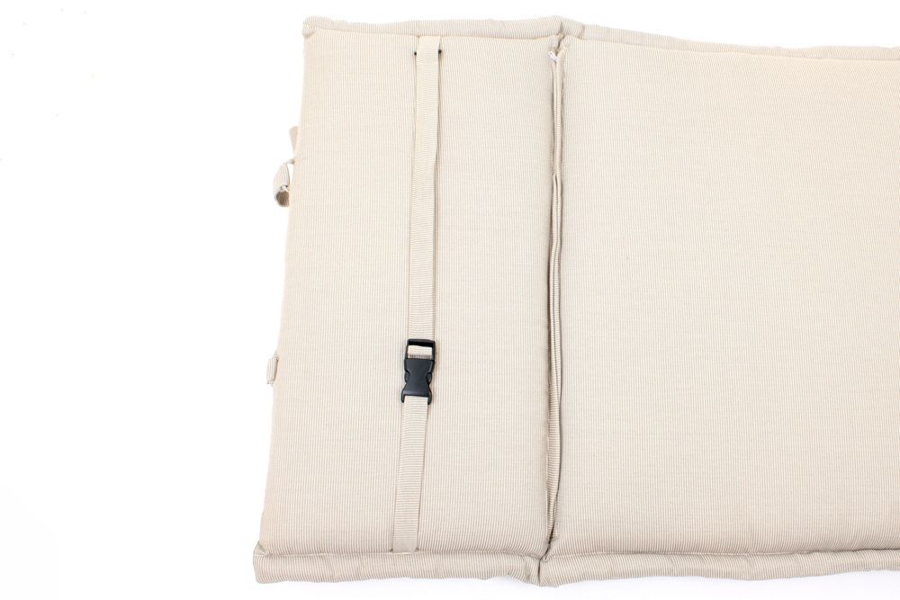 Outdoor Kissen ROG 58x196cm beige Polster-Auflage für Gartenliege