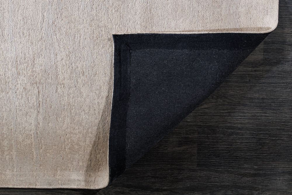 Design Teppich MODERN ART XXL 350x240cm beige Used Look Baumwolle Vintage Flachgewebe