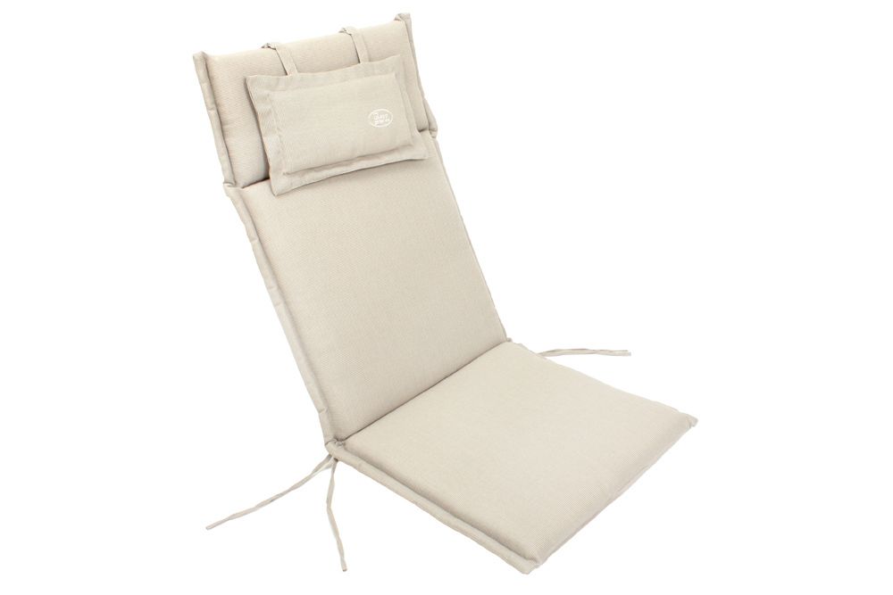 Outdoor Kissen ROG 46x119cm beige Sitzkissen Polster-Auflage für Hochlehner