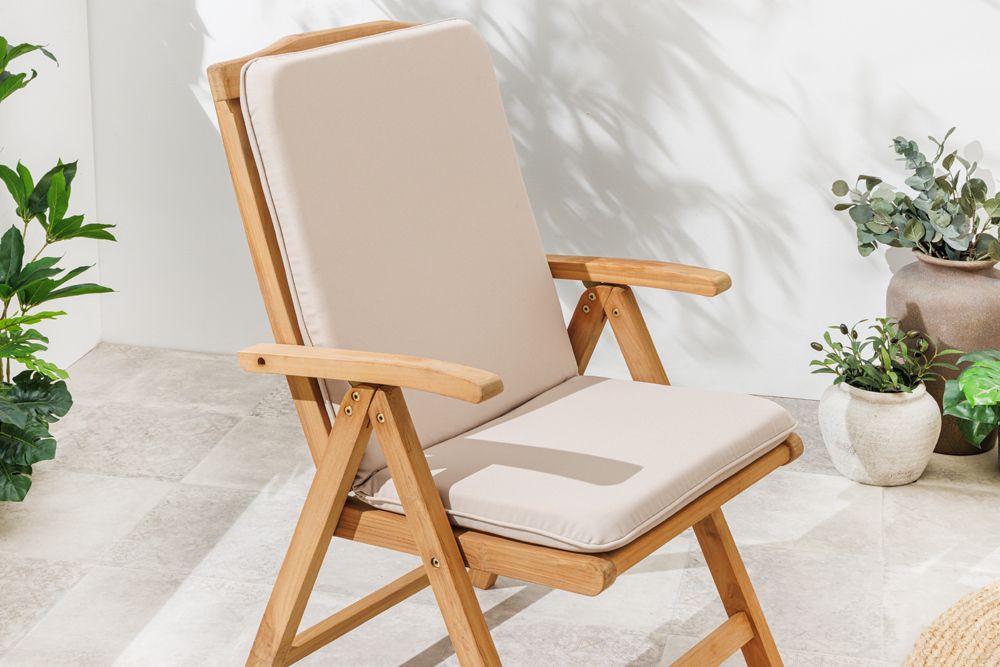 Massiver Gartenstuhl EMPIRE TEAK Teakholz klappbar
