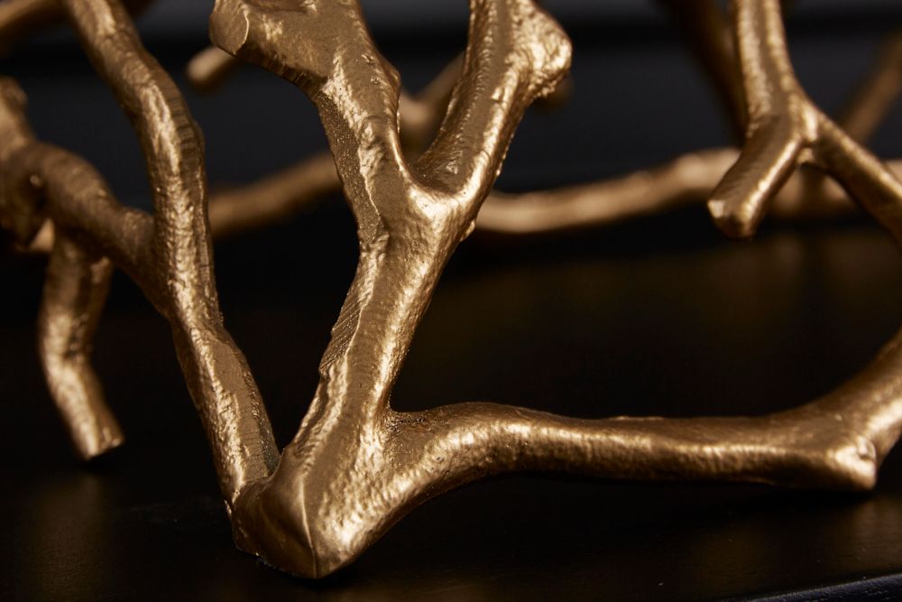 Eleganter Kerzenhalter ABSTRACT 60cm gold für 4 Kerzen