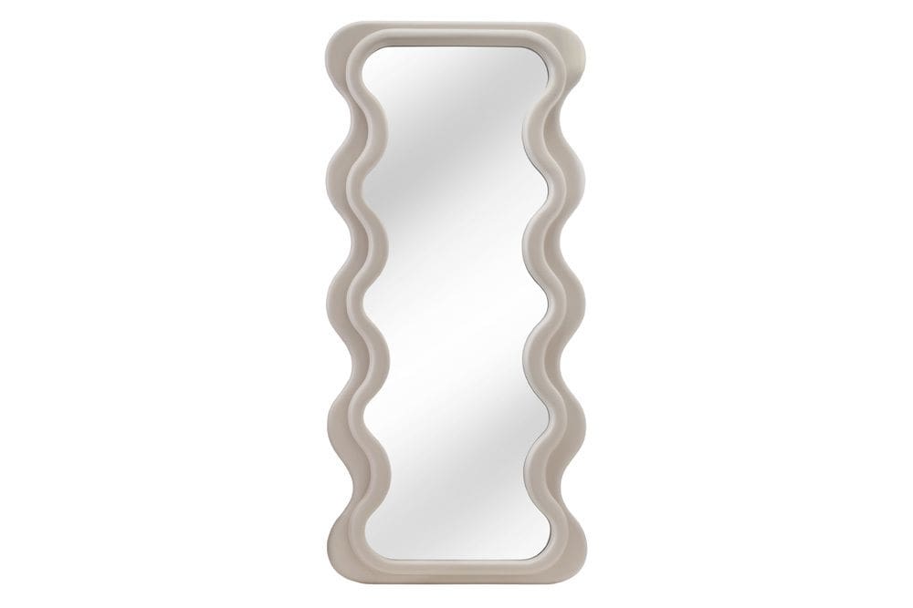 Design Wandspiegel CURVY 160cm greige