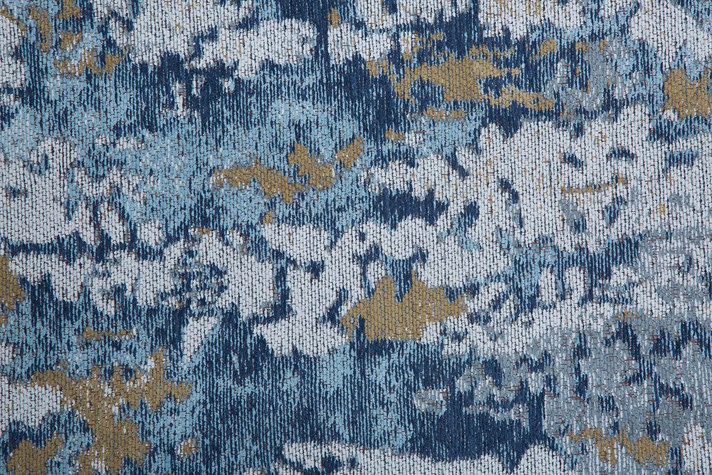 Design Teppich ABSTRAKT 240x160cm blau Baumwolle