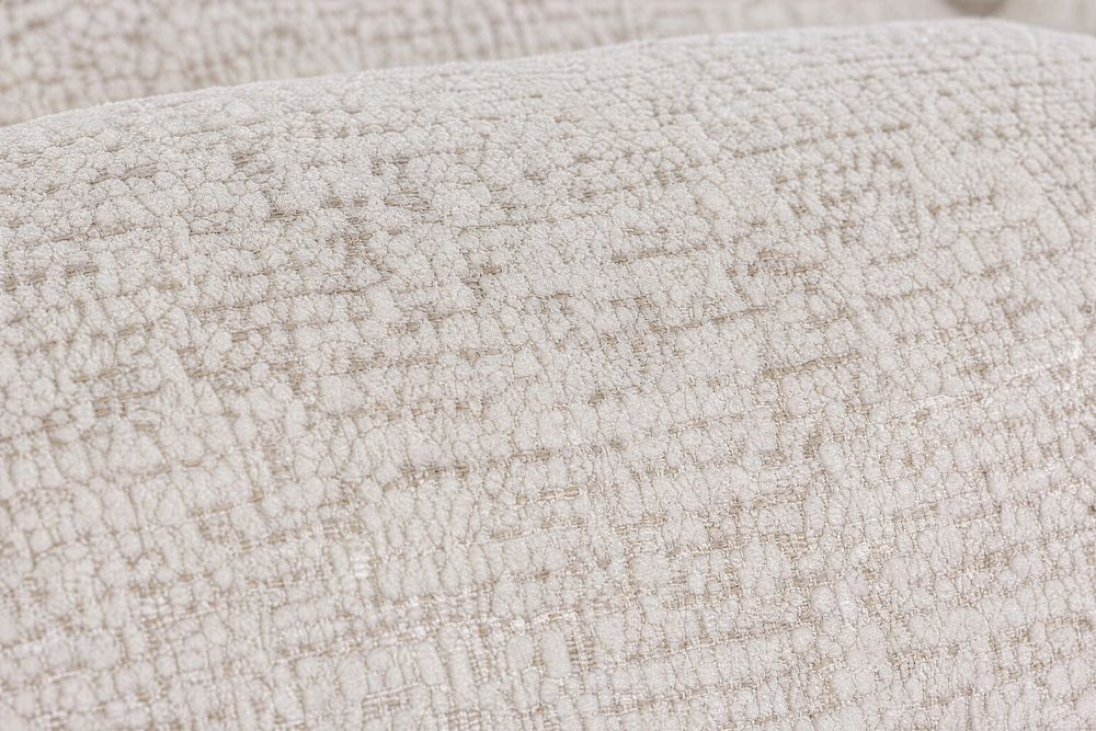 Moderner Hocker CLOUD 100cm beige Bouclé Tweed Soft Federkern Fußhocker Sitzhocker