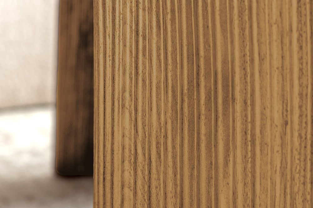 2er Set Couchtische OSAKA 120cm weiß Marmor Keramik natur Eiche