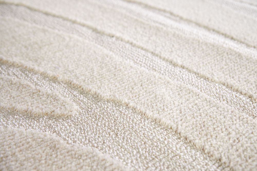 Design Teppich WAVE 240x170cm creme beige 3D-Effekt