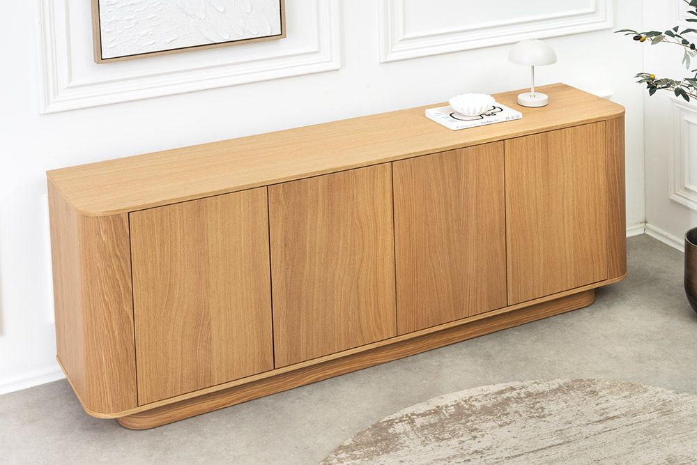 Modernes Sideboard VALHALLA WOOD 180cm natur Eichenholz Kommode