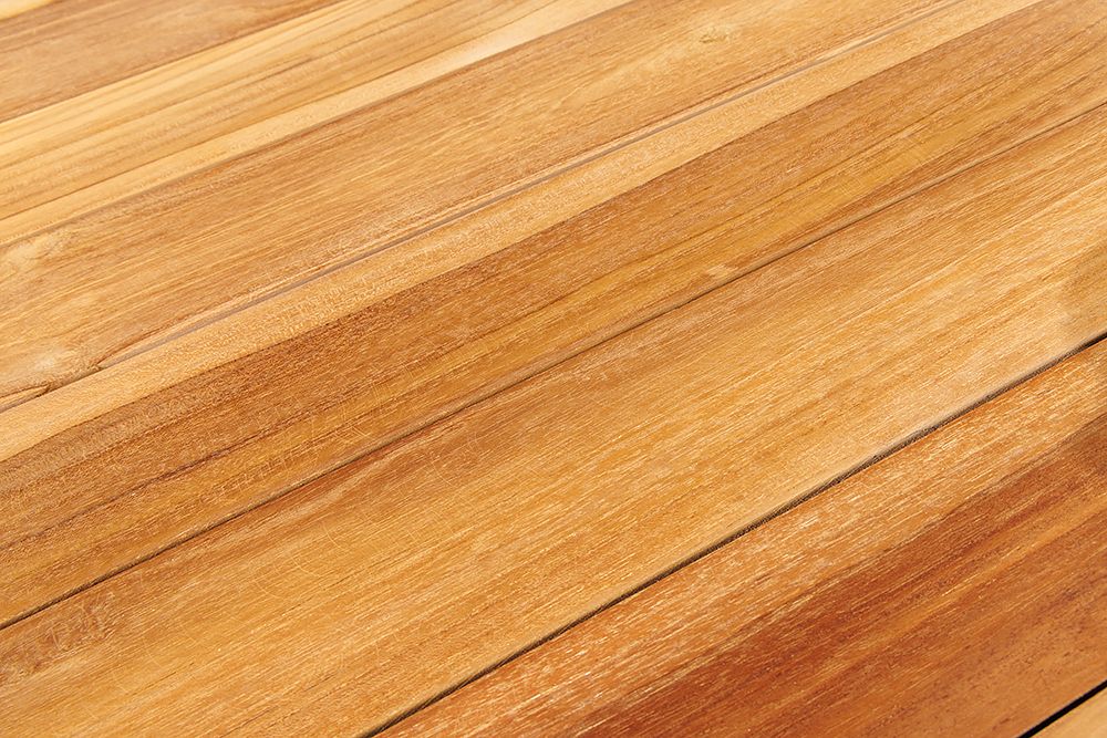 Runder Esstisch EMPIRE TEAK 140cm braun Teakholz Indoor Outdoor wetterfest