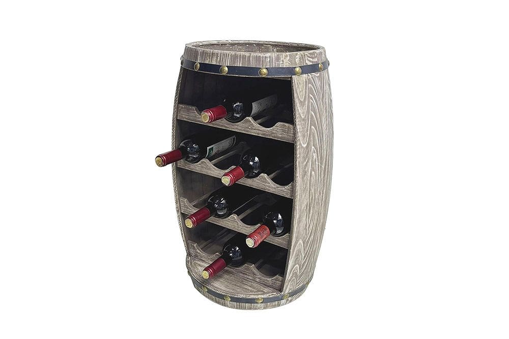 Authentisches Weinregal BODEGA 65cm natur Pinie Weinfass Shabby Chic
