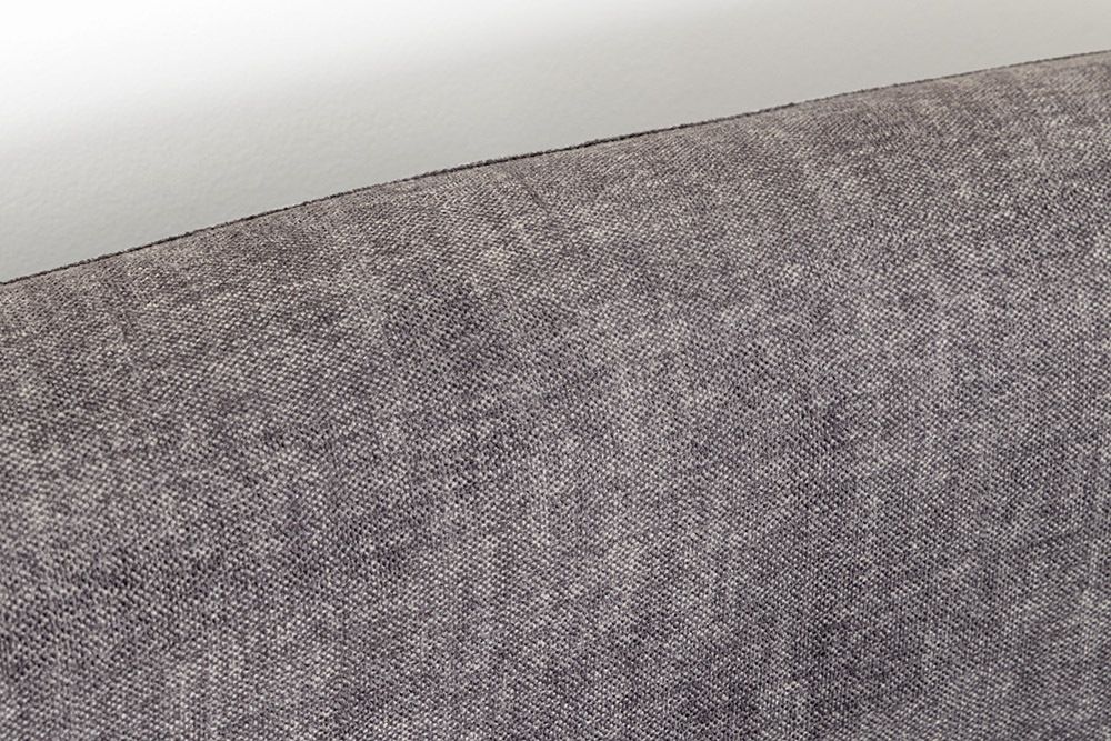 Extravagantes Sofa ELEMENTAL 180cm graphit grau Samt 2-Sitzer Couch organische Form