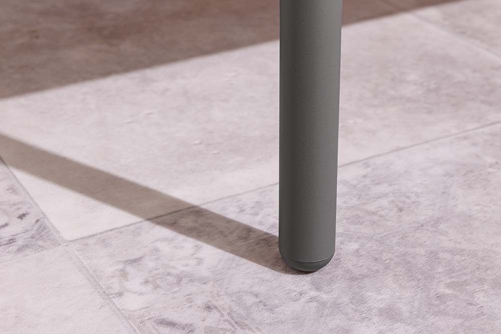 Outdoor Lounge MOBILE MODULAR anthrazit hellgrau Garten-Sitzgruppe inkl. Tisch und Kissen