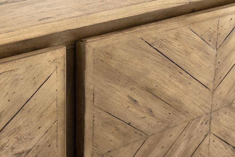 Massives Sideboard HAMPTONS 160cm hellbraun creme Pinienholz