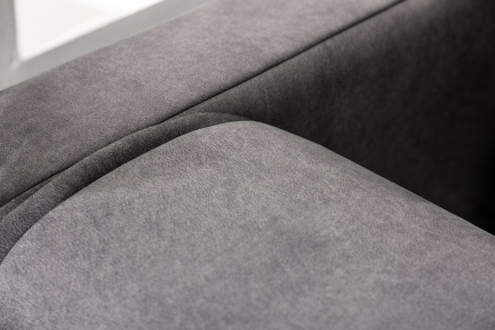 Modernes XXL Ecksofa CLAN 320cm anthrazit Samt Bigsofa inkl. Kissen