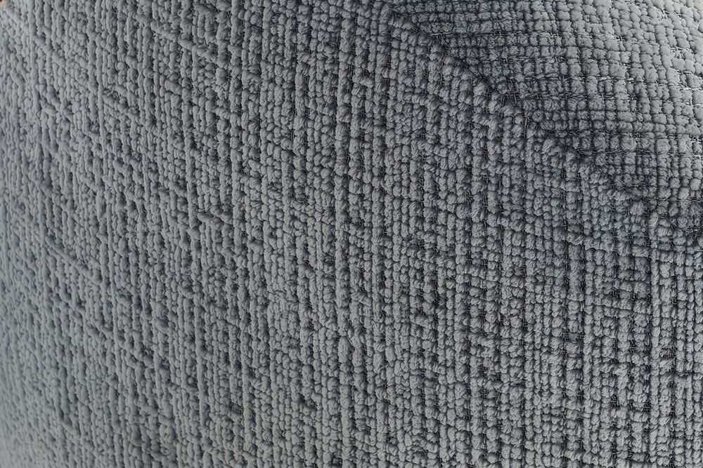 Drehbarer Design Sessel ALPINE grau Chenille Cremona 360° mit Armlehnen