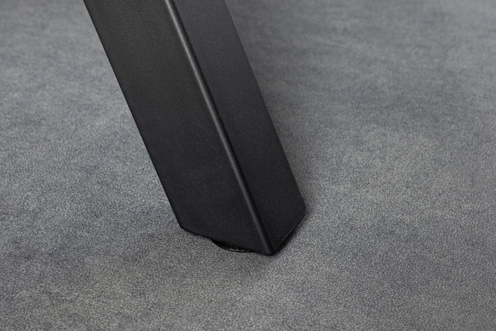 Industrial Bartisch WILD 120cm grau Wildeichen-Design schwarz Metall X-Gestell
