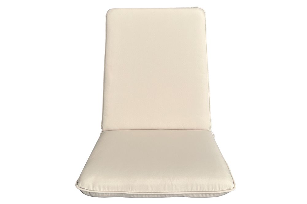 Outdoor Sitzkissen COMFORT LINE 50x100cm beige für Niedriglehner-Stuhl Polsterauflage