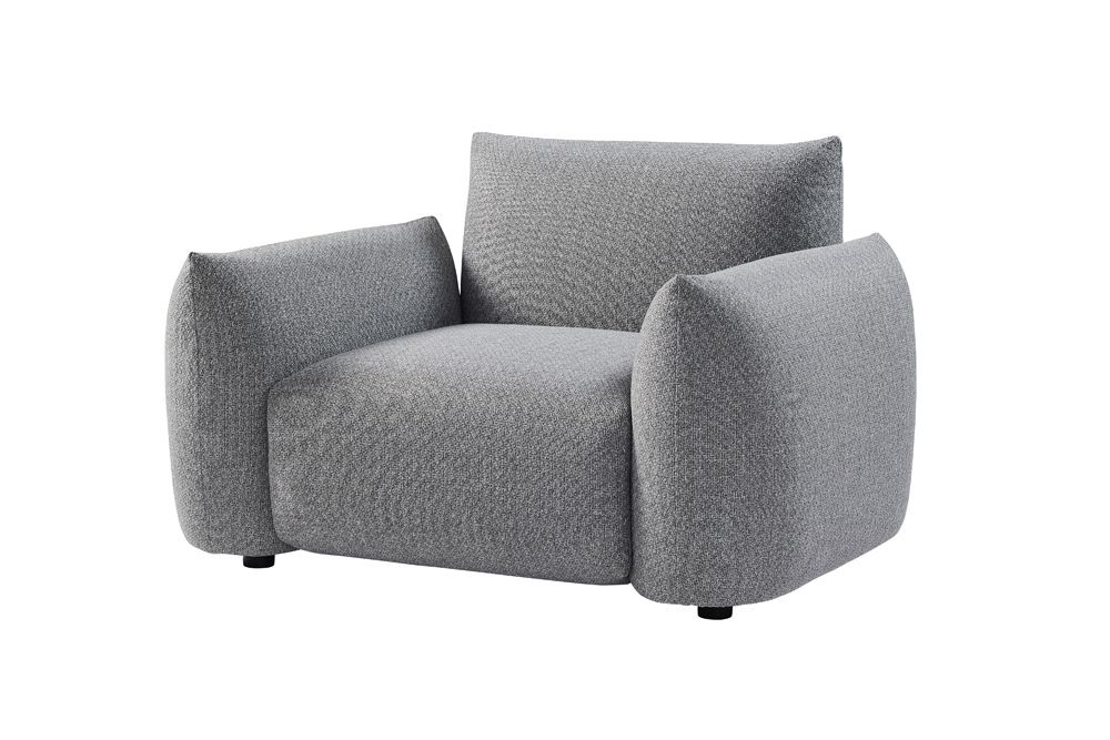 In- und Outdoor Gartensessel SEAHAWK anthrazit Aluminium Olefin 1-Sitzer Sofa wetterfest