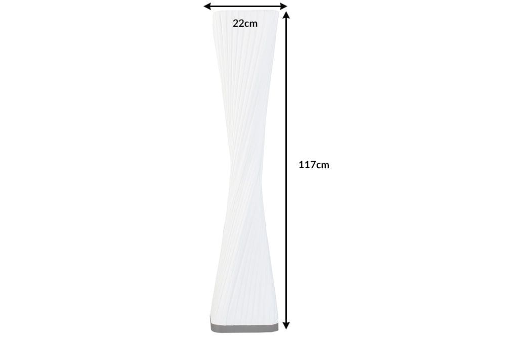 Moderne Design Stehlampe PARIS X 120cm weiß Stehleuchte