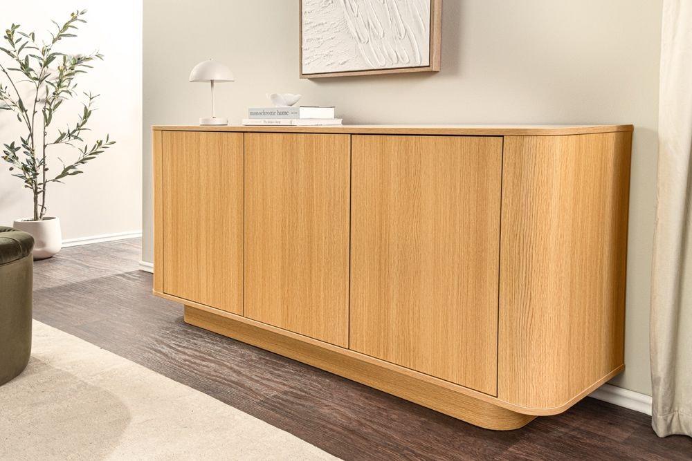 Modernes Sideboard VALHALLA WOOD 160cm natur Eichenholz Kommode